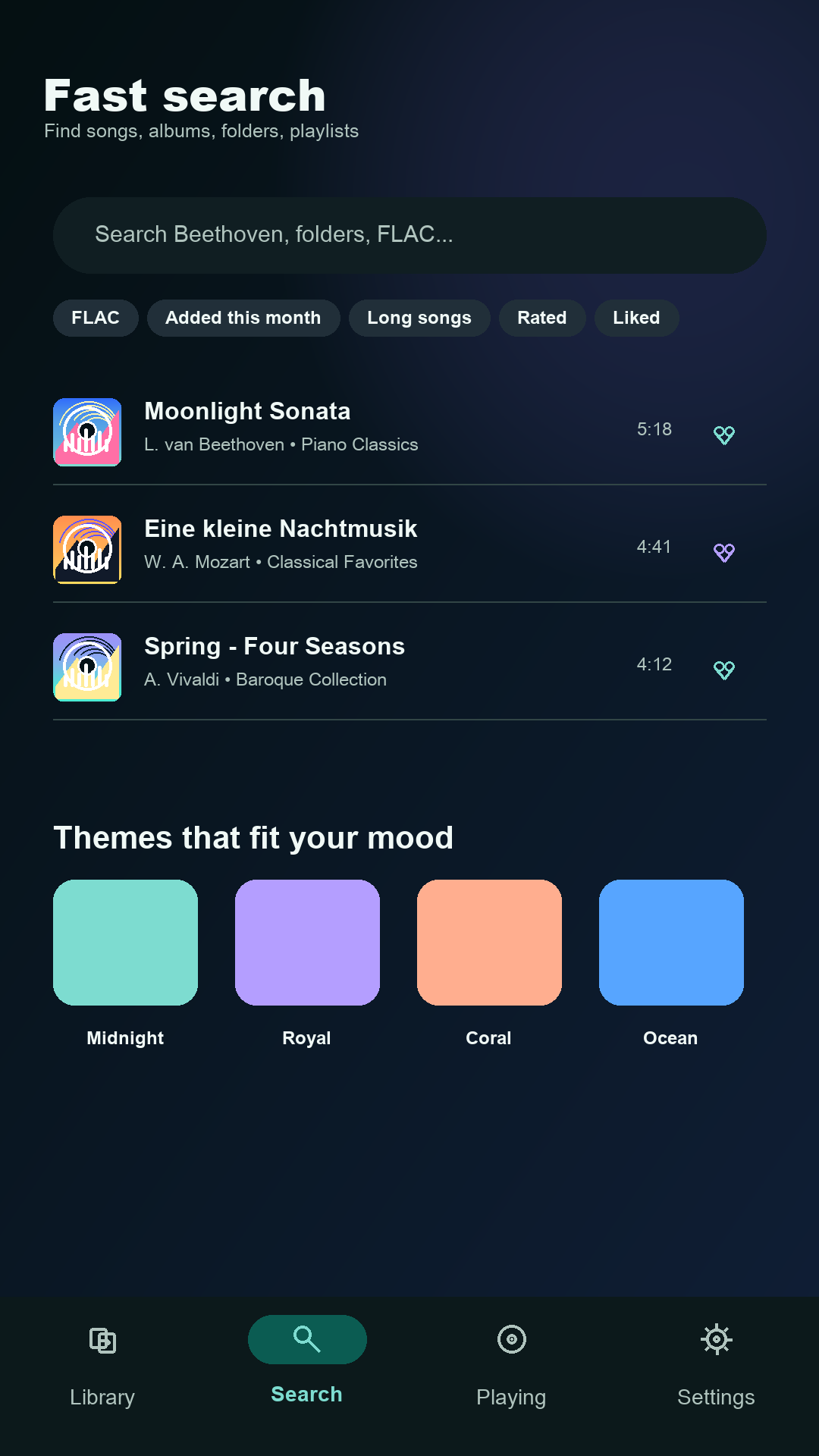 Create ringtones and personalize the sound screenshot